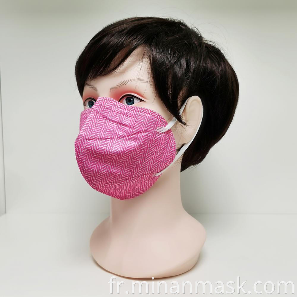 227 1 Pink Stripe Mask